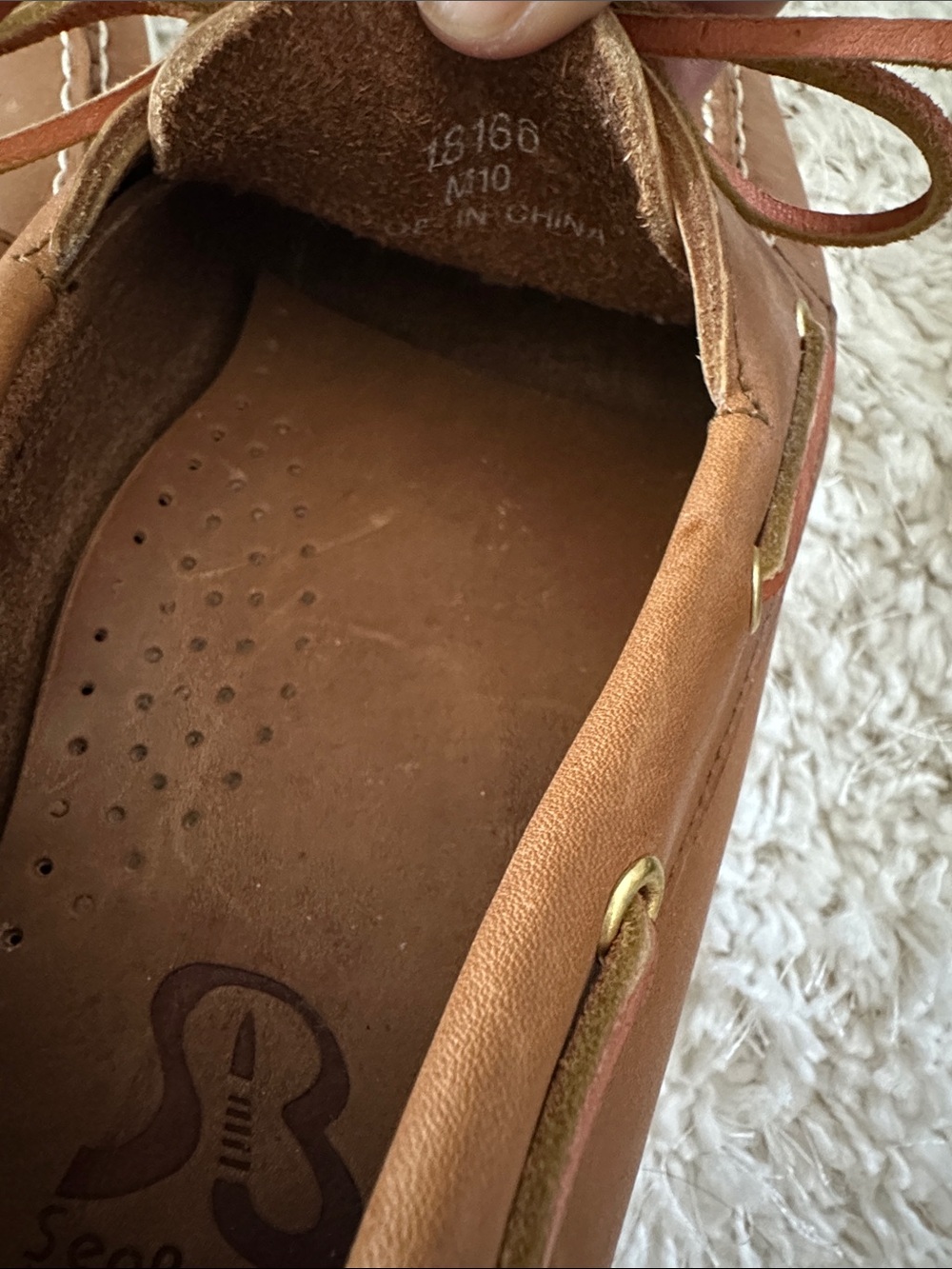 Classic Brown Leather Boat Shoes - Men - Picture 4 of 6